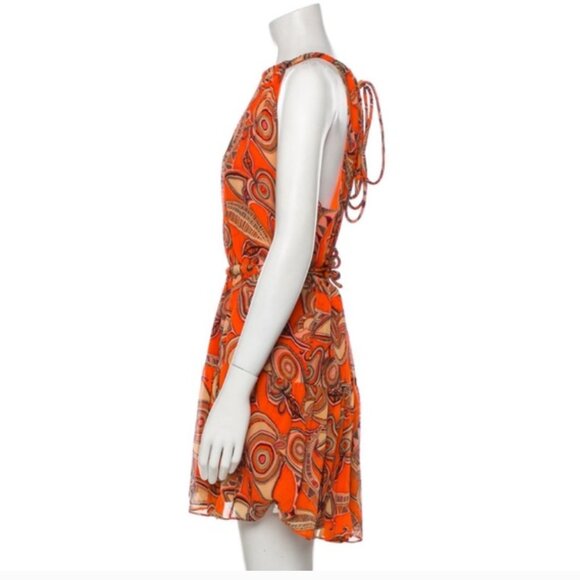 A.L.C. Bella Silk Halter Dress, Revolve Size 4 Retail $495 - Picture 9 of 9